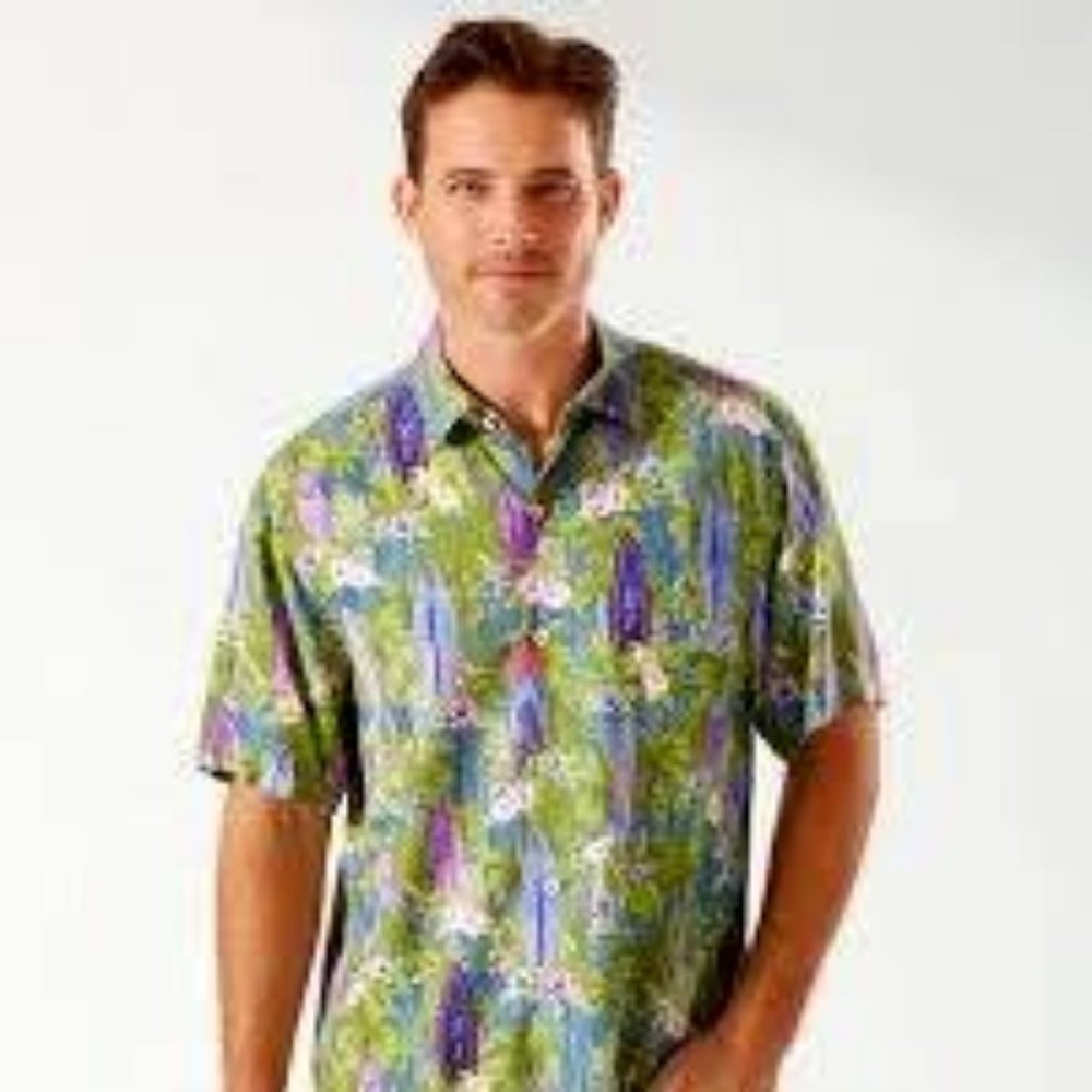 Tommy Bahama Camp Shirt Hawaiian Surfboards Veracruz Cay Vacation Resort 3XLB